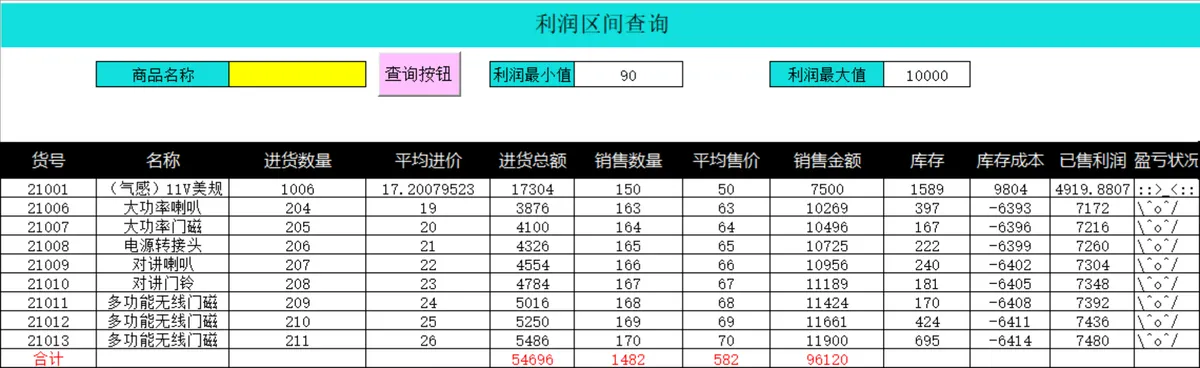 进销存管理系统Excel表格 含进货明细登记统计功能 - 第10页