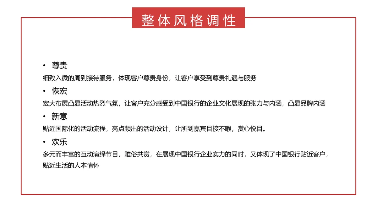 中国银行辽宁省分行一周年庆典活动策划方案PPT模板 - 第6页