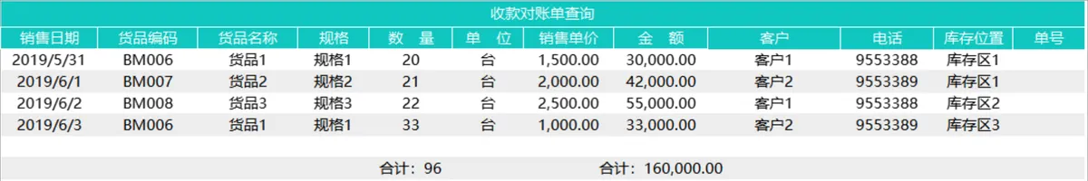 进销存管理系统Excel表格 含商品出入库库存查询财务汇总全功能 - 第16页