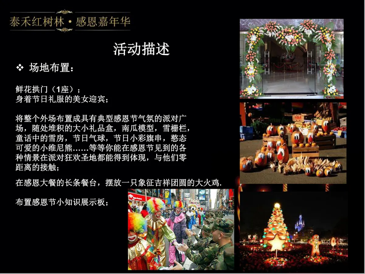 泰禾红树林感恩嘉年华活动策划方案PPT模板 - 第8页
