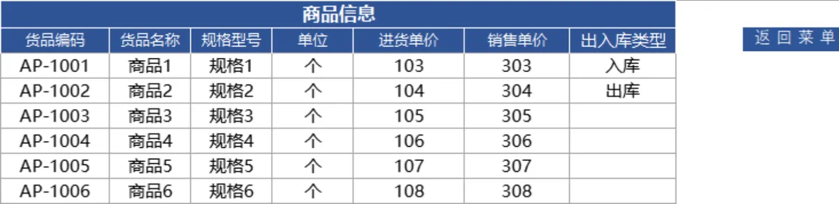 进销存管理系统Excel表格 含商品出入库库存统计查询功能 - 第2页