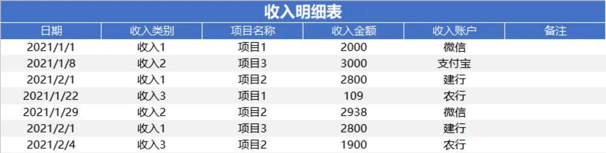 财务系统收入支出全流程管理Excel表格 - 第6页