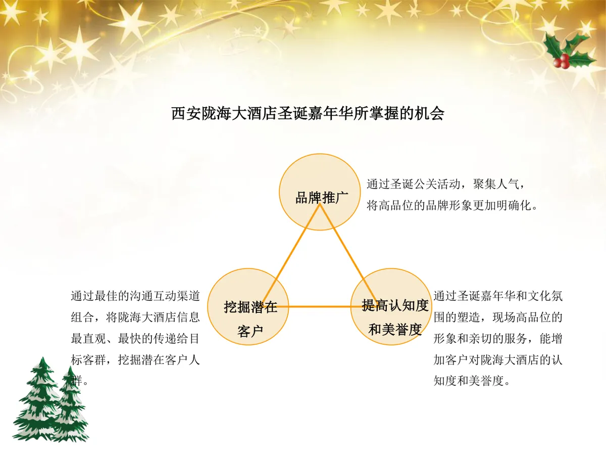 绚丽绽放圣诞之夜陇海大酒店圣诞嘉年华活动策划方案PPT模板 - 第7页