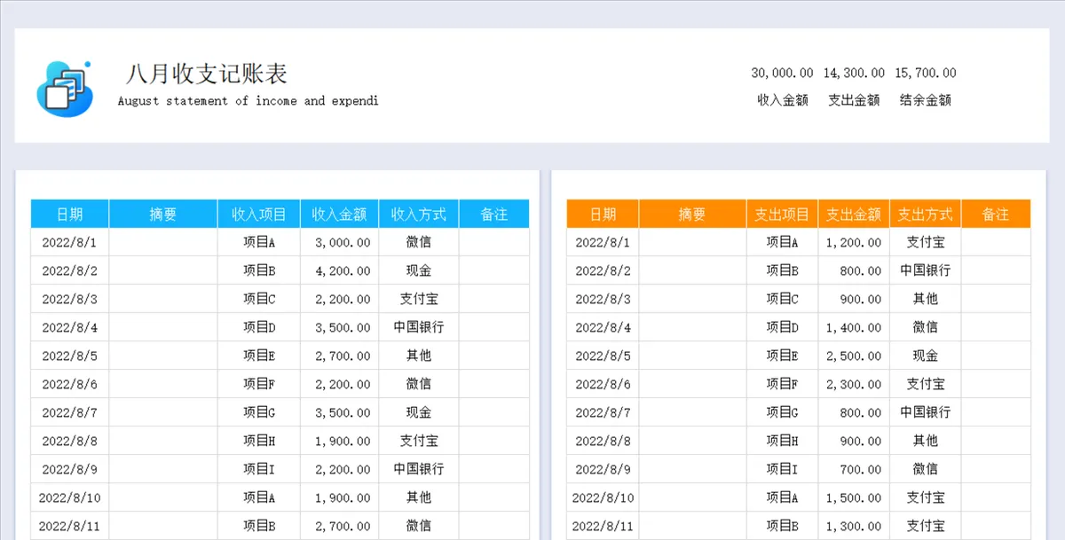 全年财务记账管理系统Excel表格 企业收支明细统计财务管理模板 - 第9页