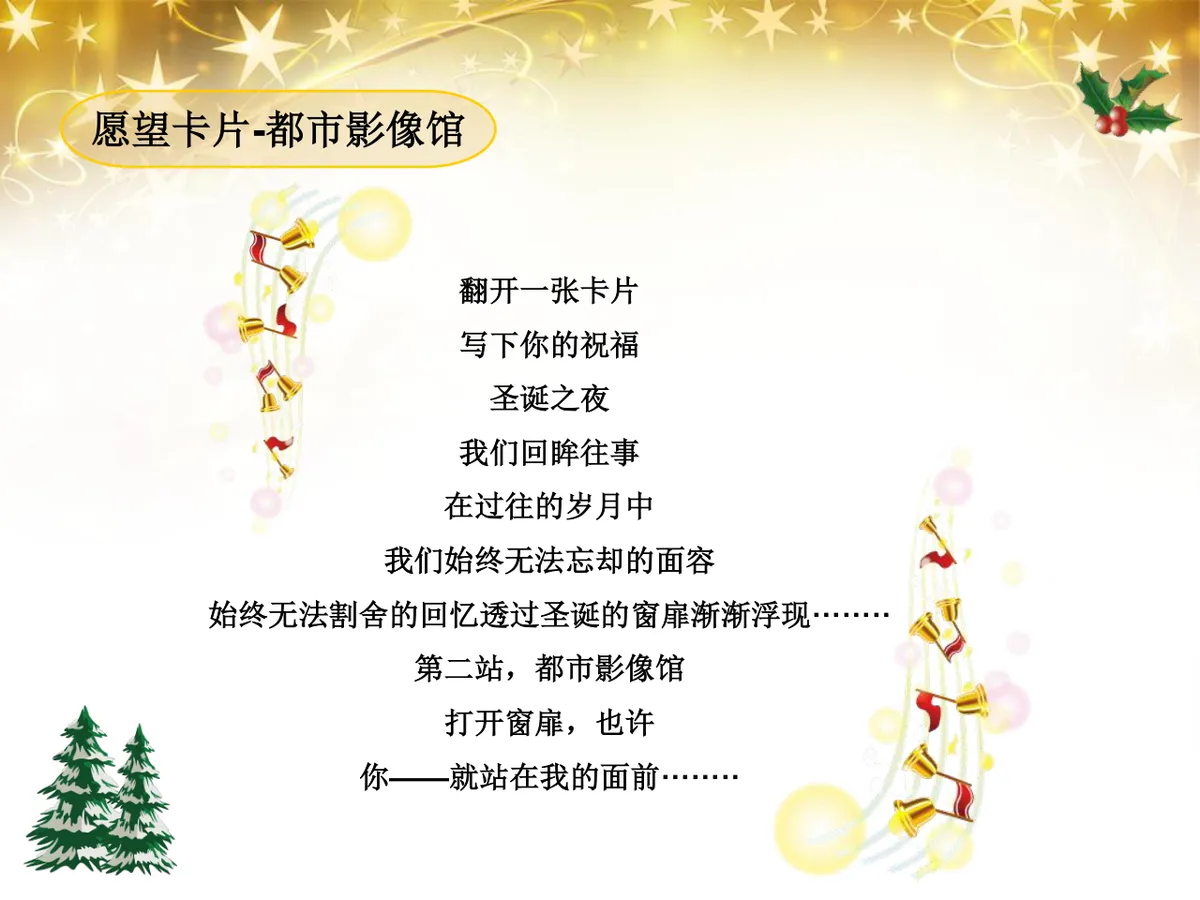 绚丽绽放圣诞之夜陇海大酒店圣诞嘉年华活动策划方案PPT模板 - 第17页