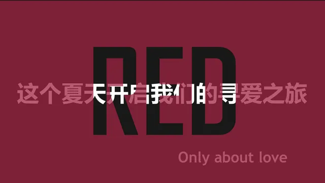 酒红色浪漫寻爱之旅相亲联谊活动策划PPT模板 - 封面预览