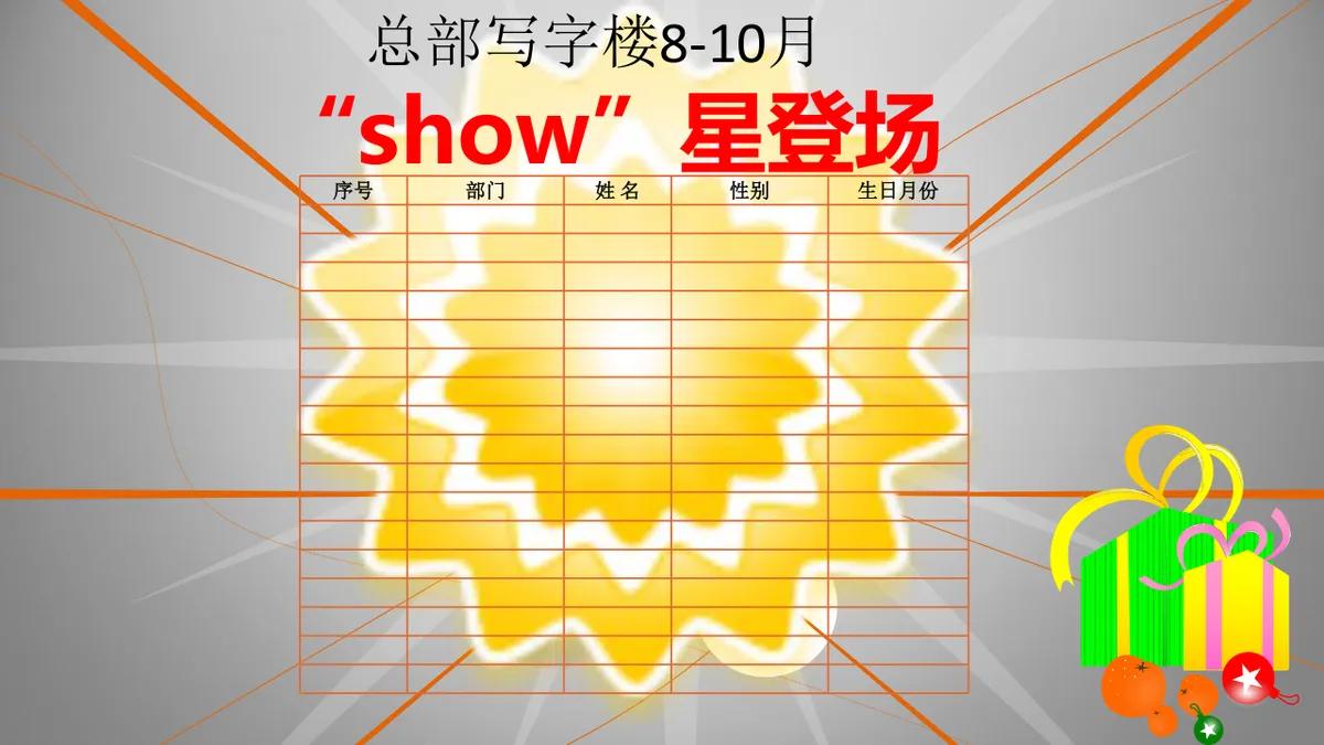 企业机构员工生日派对活动策划方案PPT模板 - 第4页