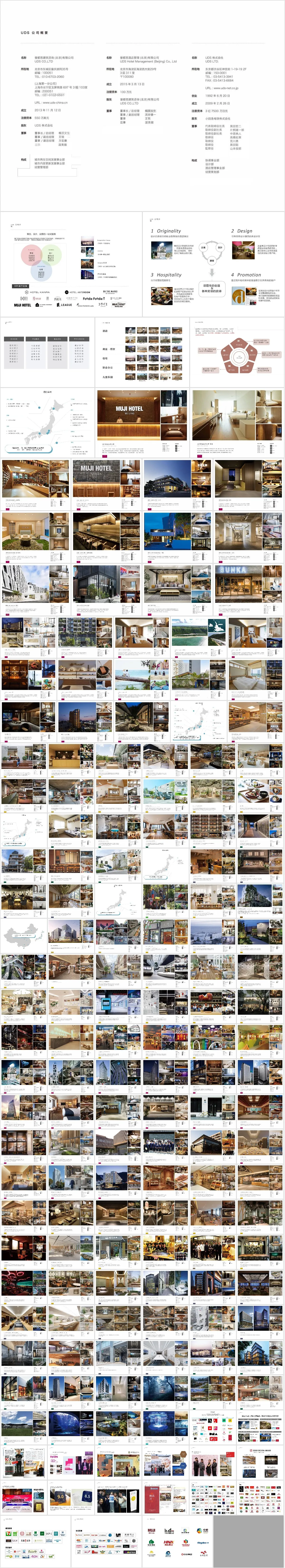 UDS公司概要企业介绍PPT模板 展示旗下子公司基本信息架构 - 模板内页详情长图