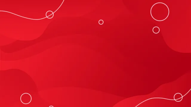 红色渐变波浪线条圆环装饰通用PPT背景图片 - 封面预览