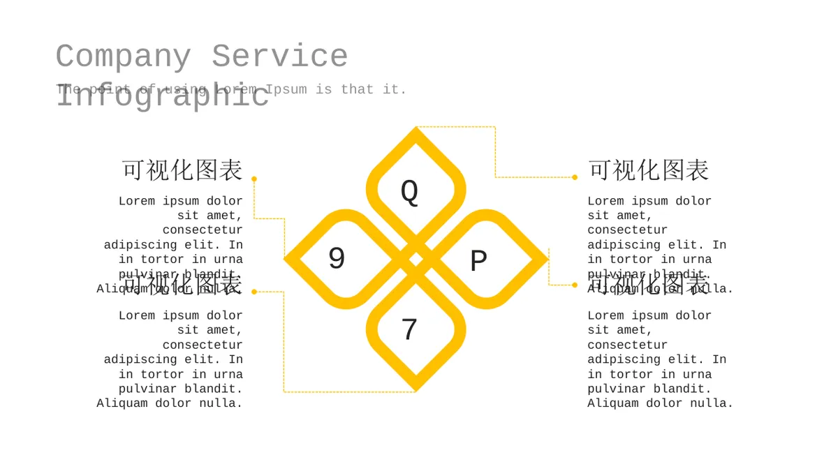 办公人物信息可视化图表集PPT思维导图模板 - 第23页