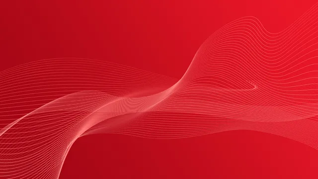 红色动感线条科技风商务演示通用PPT背景图片 - 封面预览