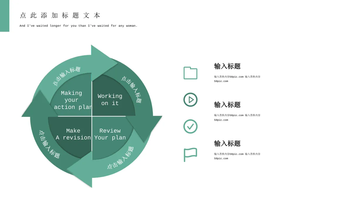 清新绿色思维导图可视化信息图示商务汇报PPT图表模板 - 第18页