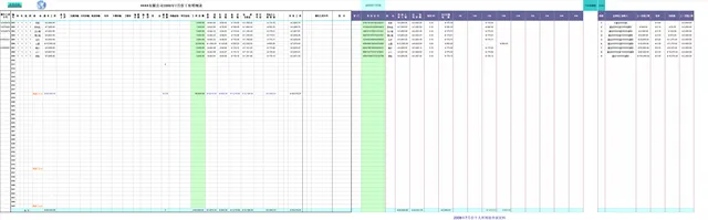 企业员工月度考勤统计工资核算管理Excel表格 - 封面预览