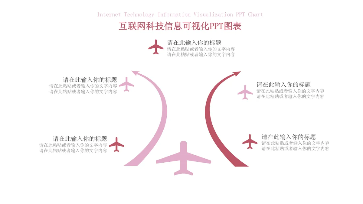互联网科技信息可视化思维导图PPT图表模板 - 第3页