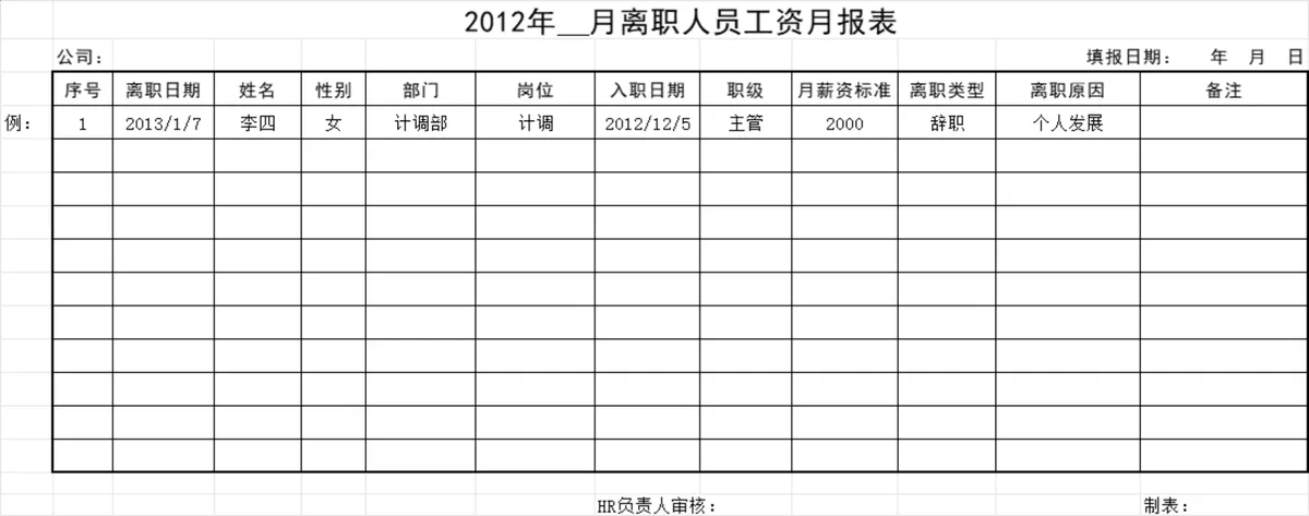 企业多月份工资发放明细及工资条统计Excel表格 - 第7页