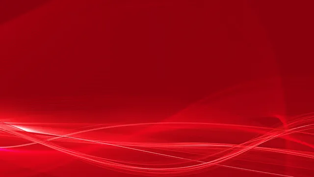 红色动感线条商务演示通用PPT背景图片 - 封面预览