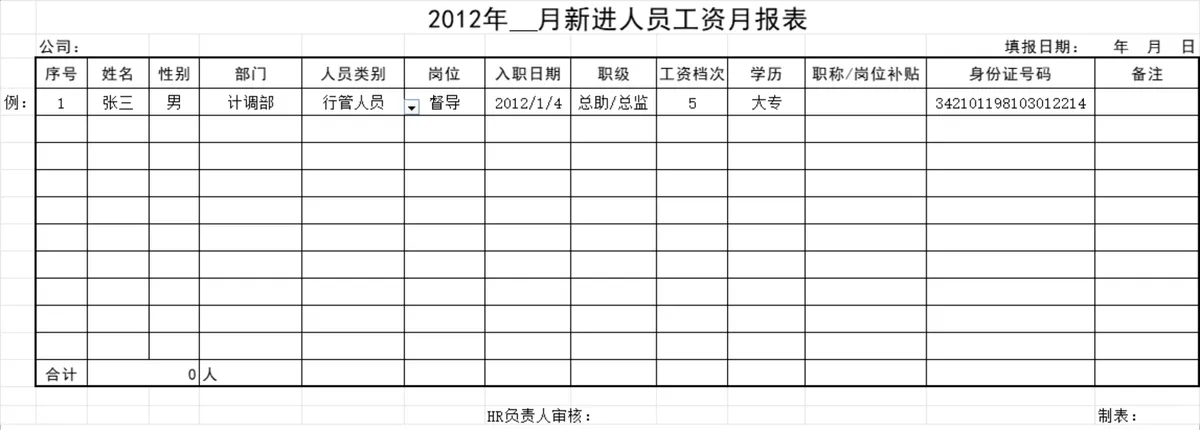 企业多月份工资发放明细及工资条统计Excel表格 - 第6页
