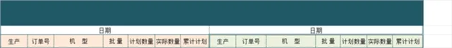 工厂车间生产排程进度统计Excel表格 - 封面预览