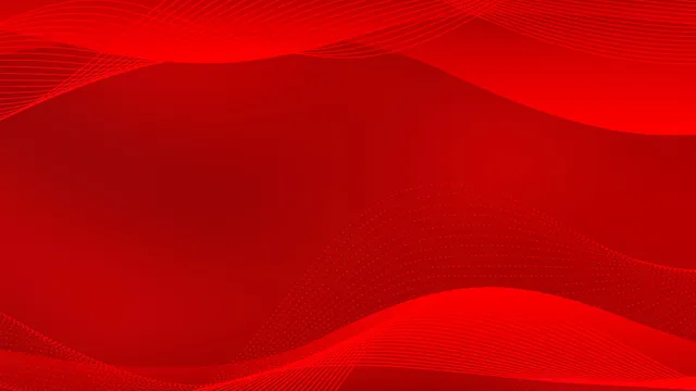 红色动感线条波纹通用商务活动演示PPT背景图片 - 封面预览