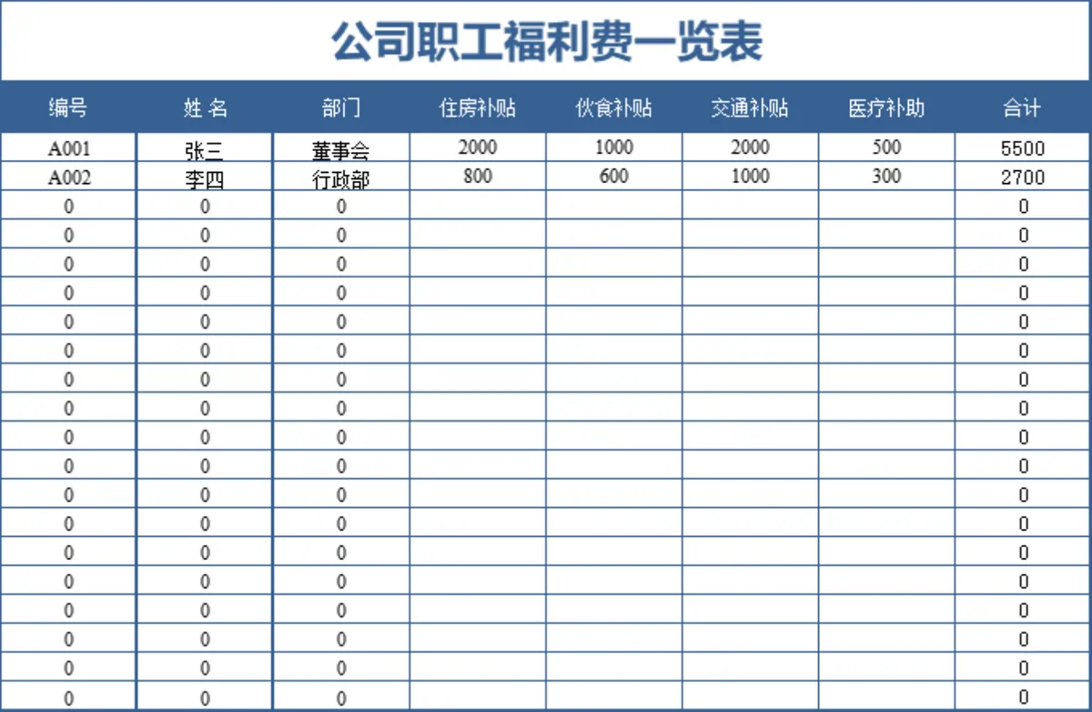 实用工资管理系统Excel表格 含职工信息社保考勤核算工资统计功能 - 第5页