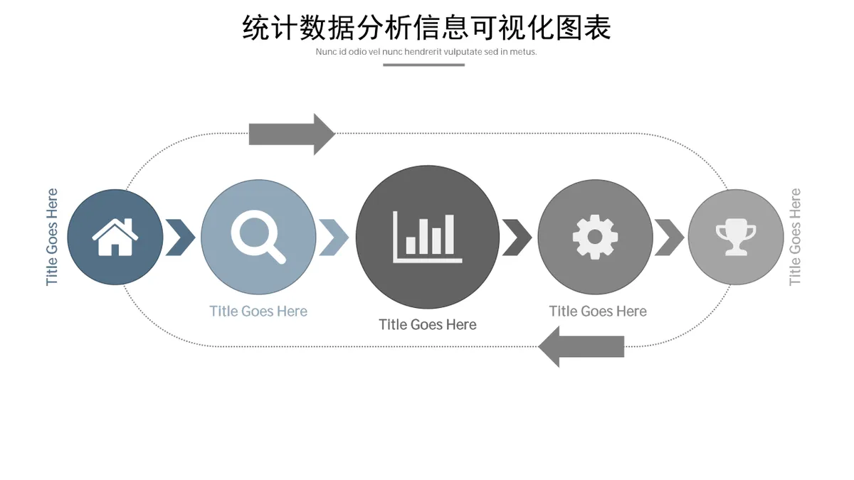 统计数据分析思维导图信息可视化PPT图表集模板 - 第15页