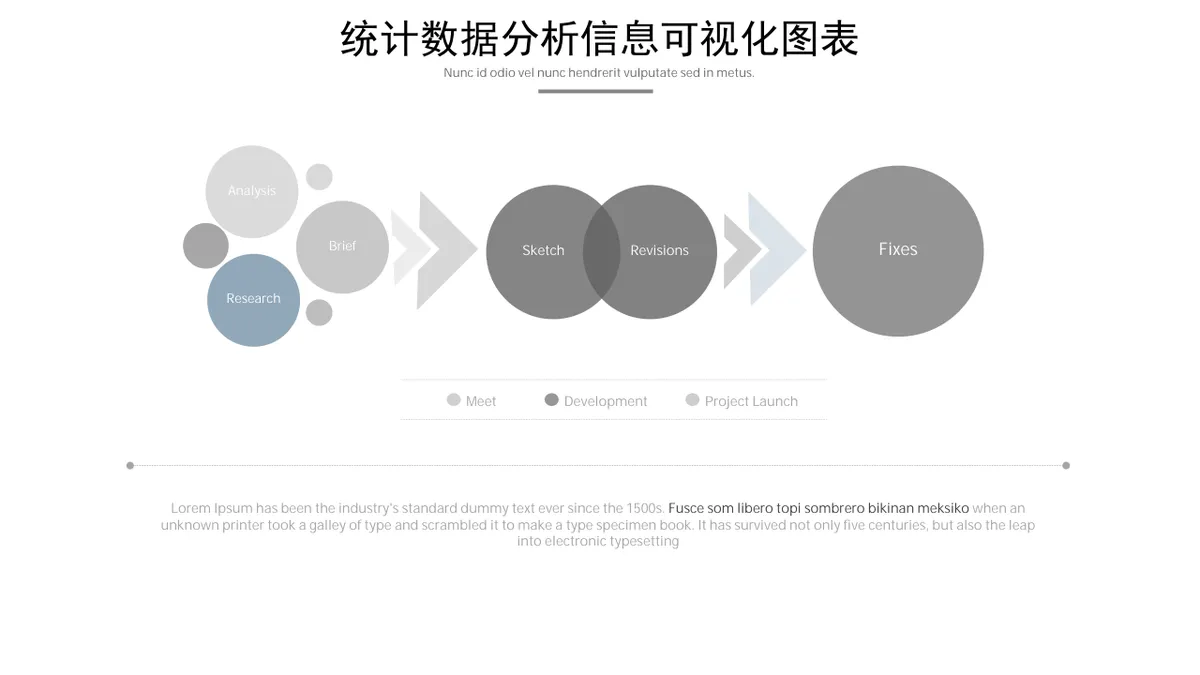 统计数据分析思维导图信息可视化PPT图表集模板 - 第6页