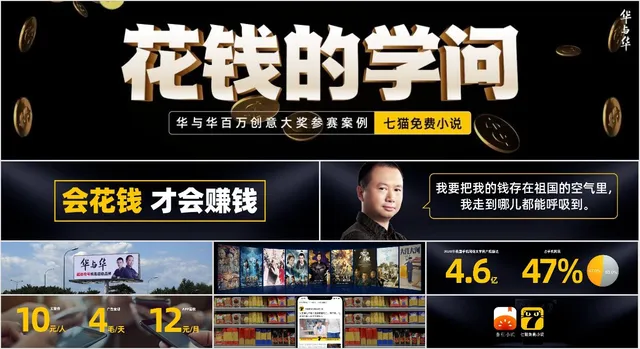 花钱的学问 华与华百万创意大奖赛参赛案例分享PPT模板 - 封面预览