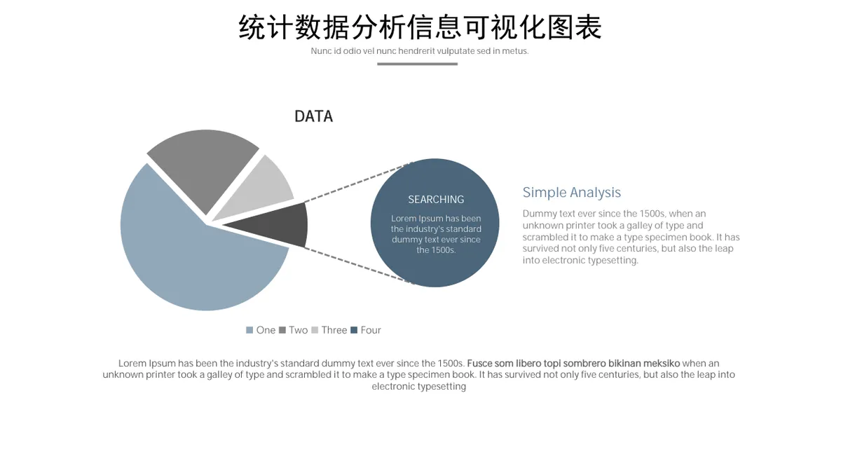 统计数据分析思维导图信息可视化PPT图表集模板 - 第5页
