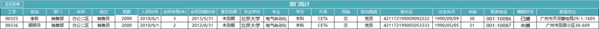 人事资料管理系统Excel表格 企业员工信息登记查询统计管理模板 - 第6页