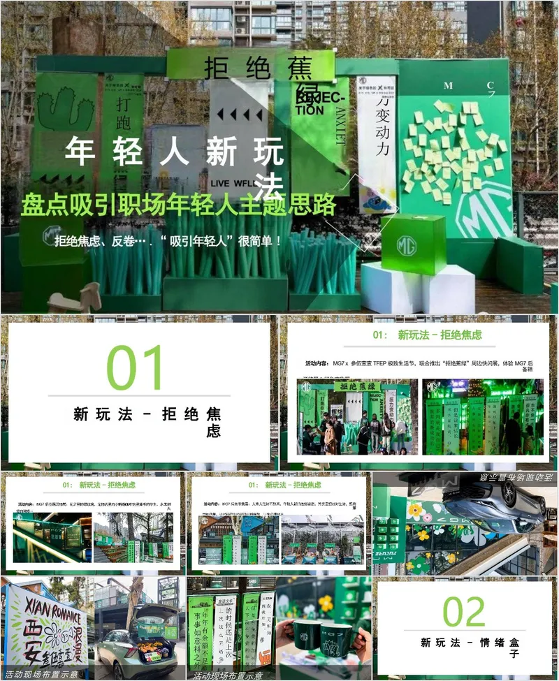 年轻人新玩法 盘点吸引职场年轻人主题思路活动策划PPT模板 - 封面预览