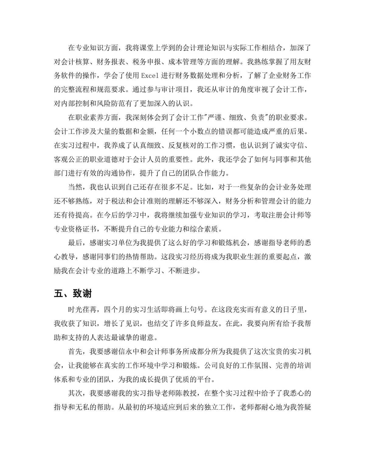 会计学专业审计助理岗位实习报告Word文档模板 - 第10页