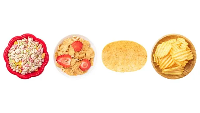 零食谷物薯片巧克力免抠贴纸素材图片 - 封面预览