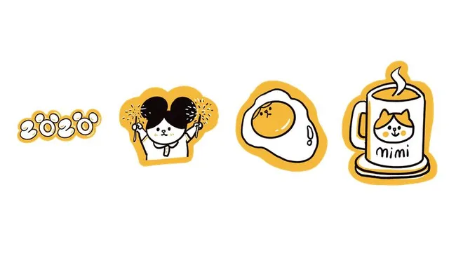 可爱卡通猫咪日常手账装饰免抠贴纸素材图片 - 封面预览