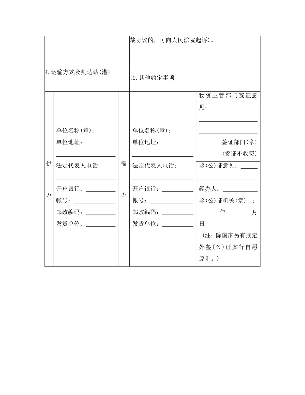 工矿产品民用爆炸物品买卖供货采购合同Word文档模板 - 第2页